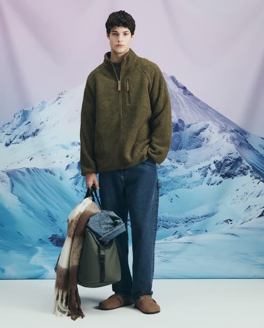 Cazadora borrego de hombre