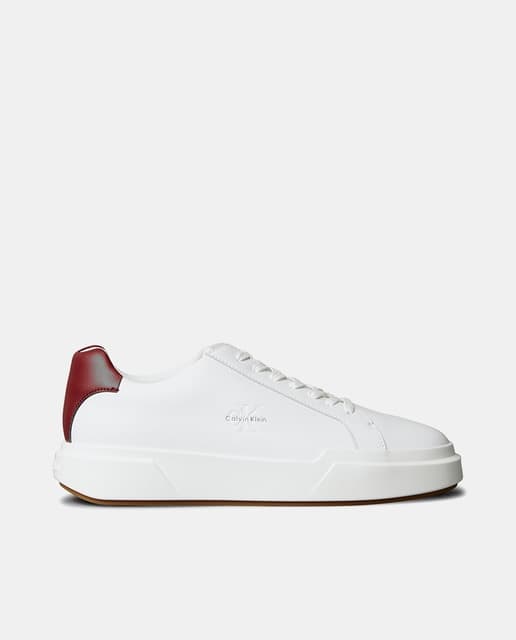 Zapatilla tipo chunky de piel