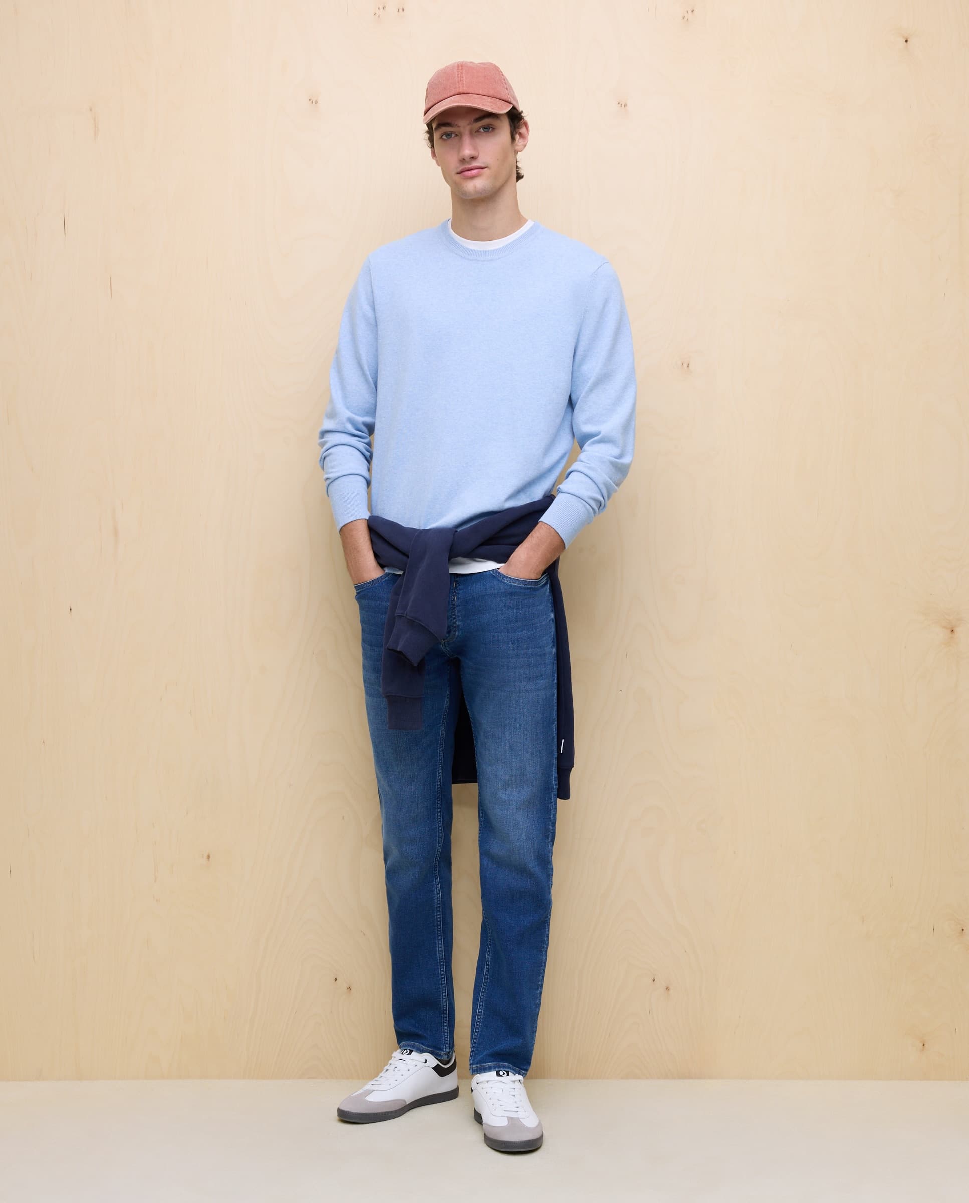 Vaquero de hombre knit denim slim