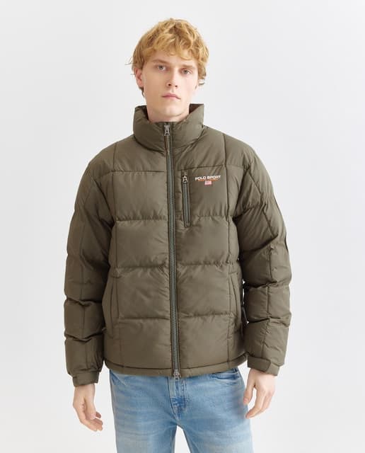 Chaqueta de hombre algochada con el logotipo Polo Sport