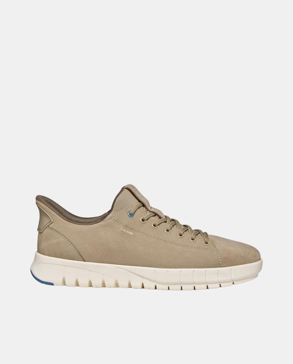 Geox Zapatilla deportiva transpirante y flexible de hombre slip on