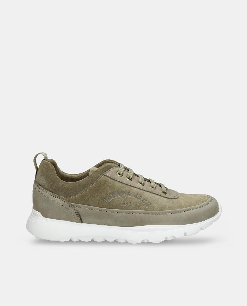 Panama Jack Sneakers de hombre en velour con forro de piel