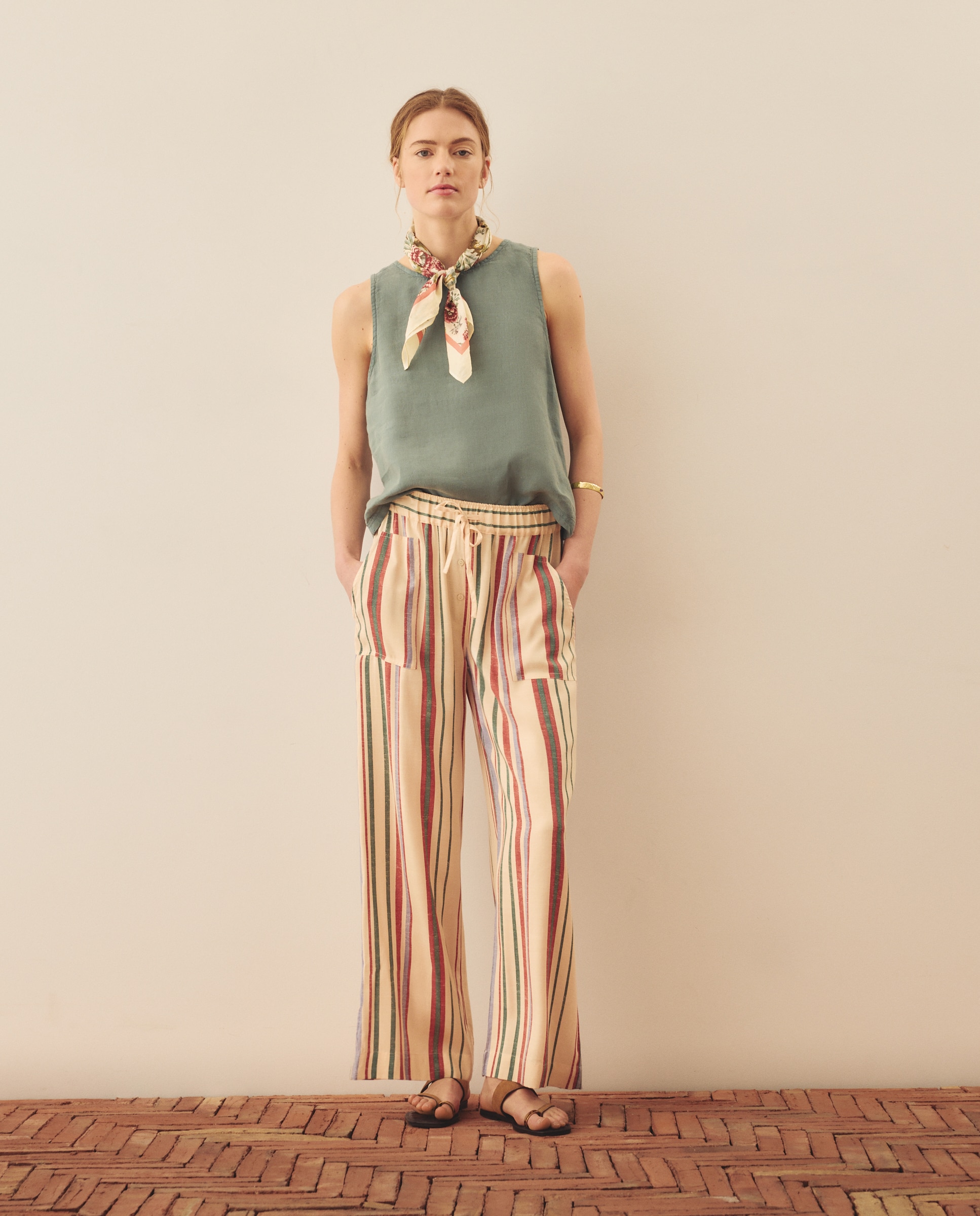 Pantalón de campana de mujer