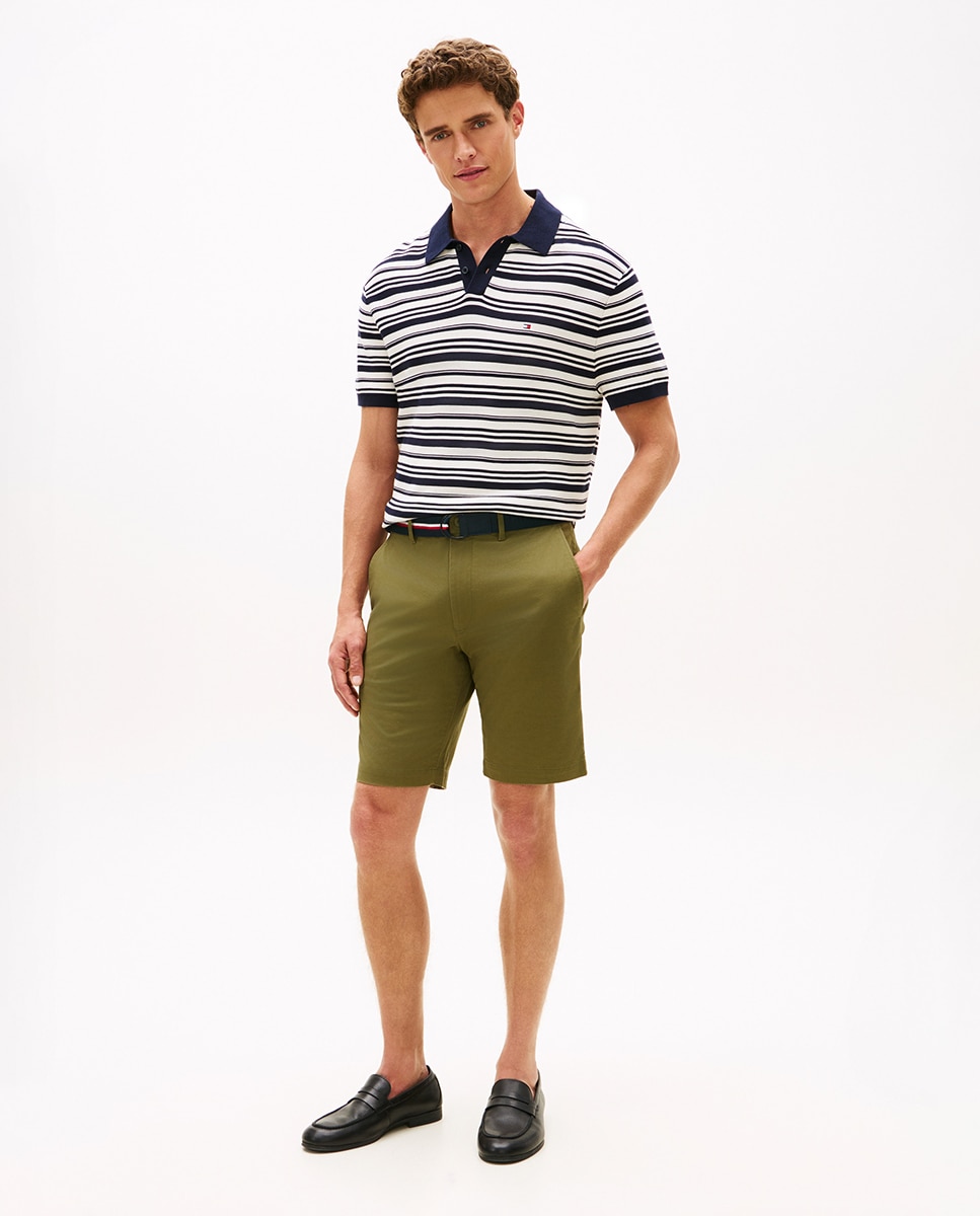 Tommy Hilfiger Bermuda de caballero lisa tipo chino
