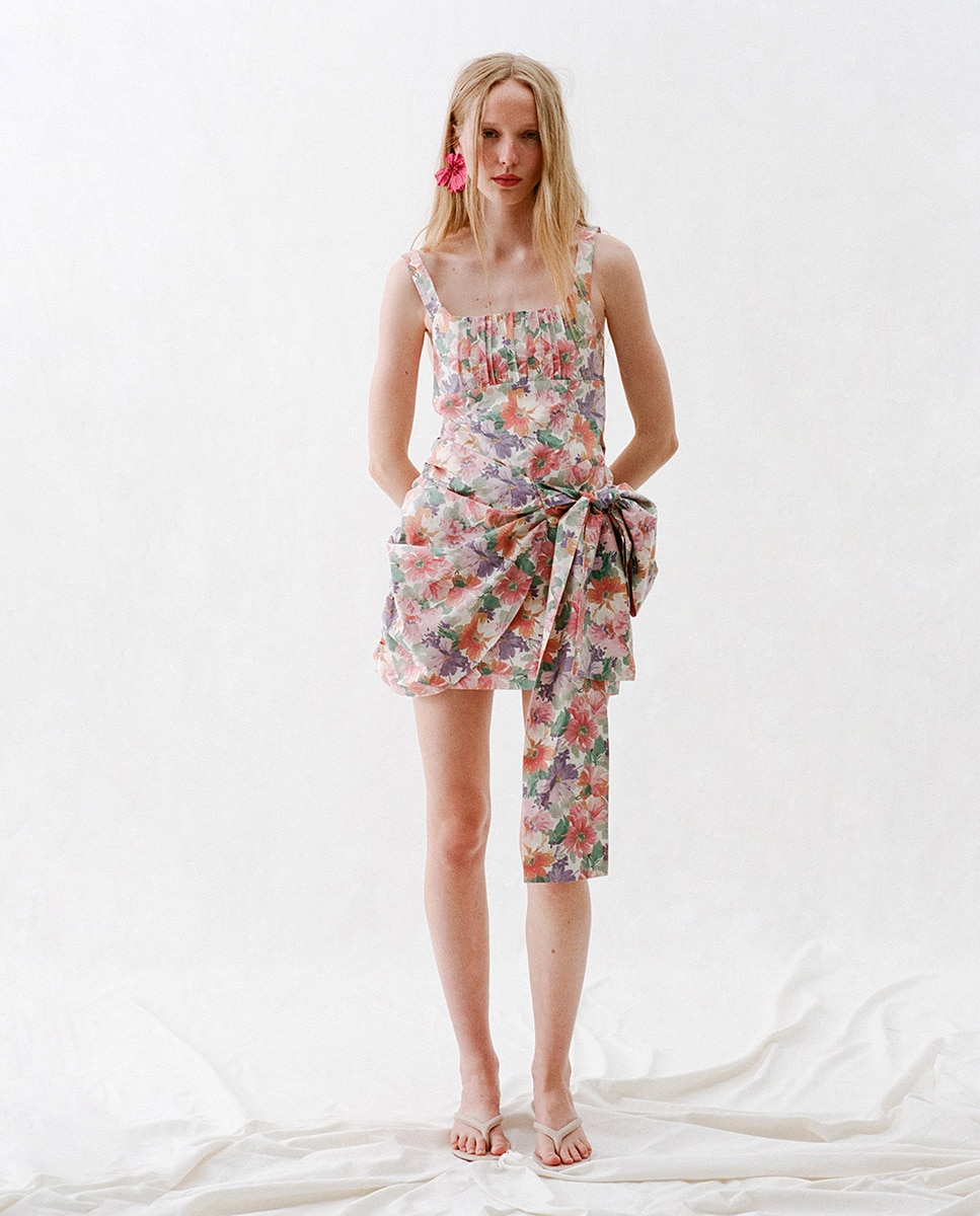 Vestido mini margaritas