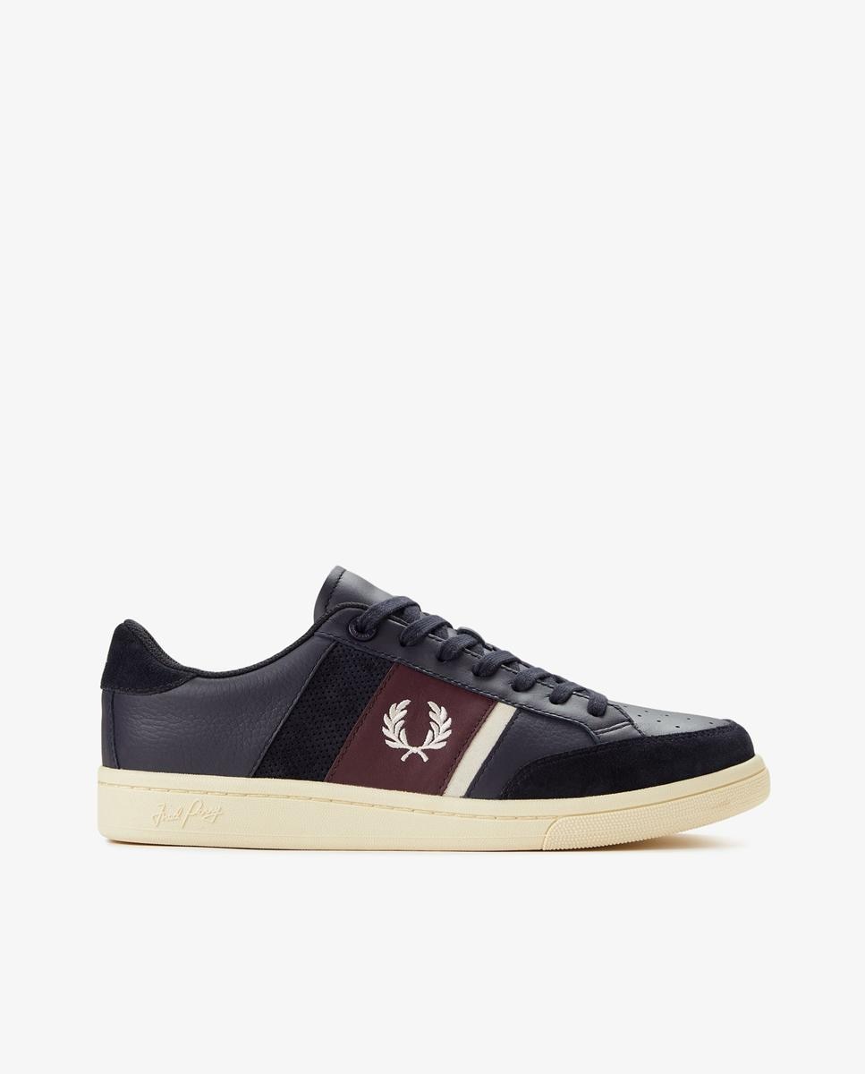 Fred Perry Zapatillas deportivas de hombre B725 con logo y cordones