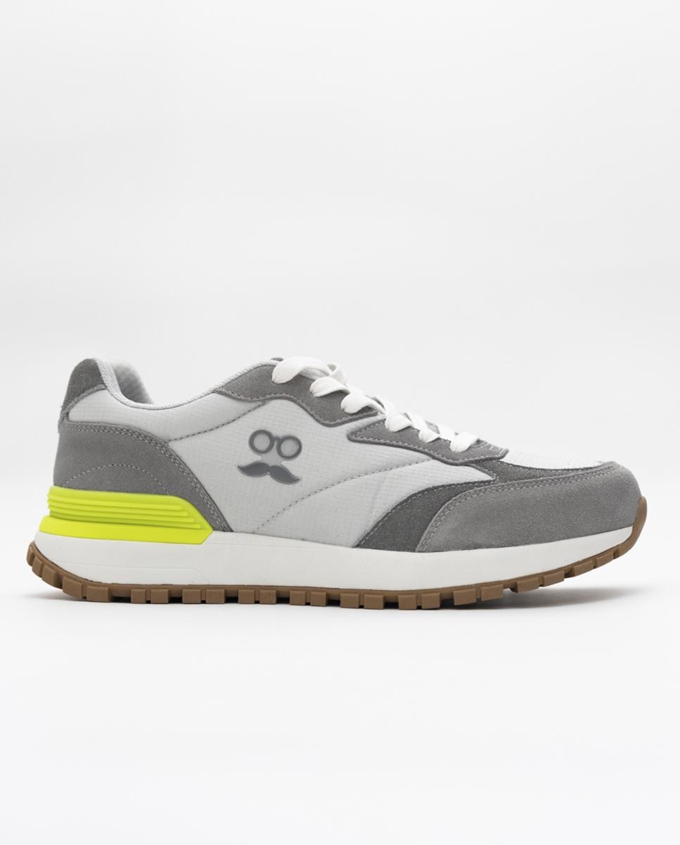 Makarthy Zapatillas deportivas de hombre casual con logo lateral