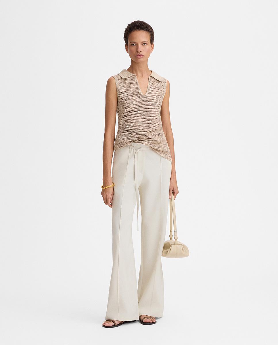Top de mujer punto cuello polo