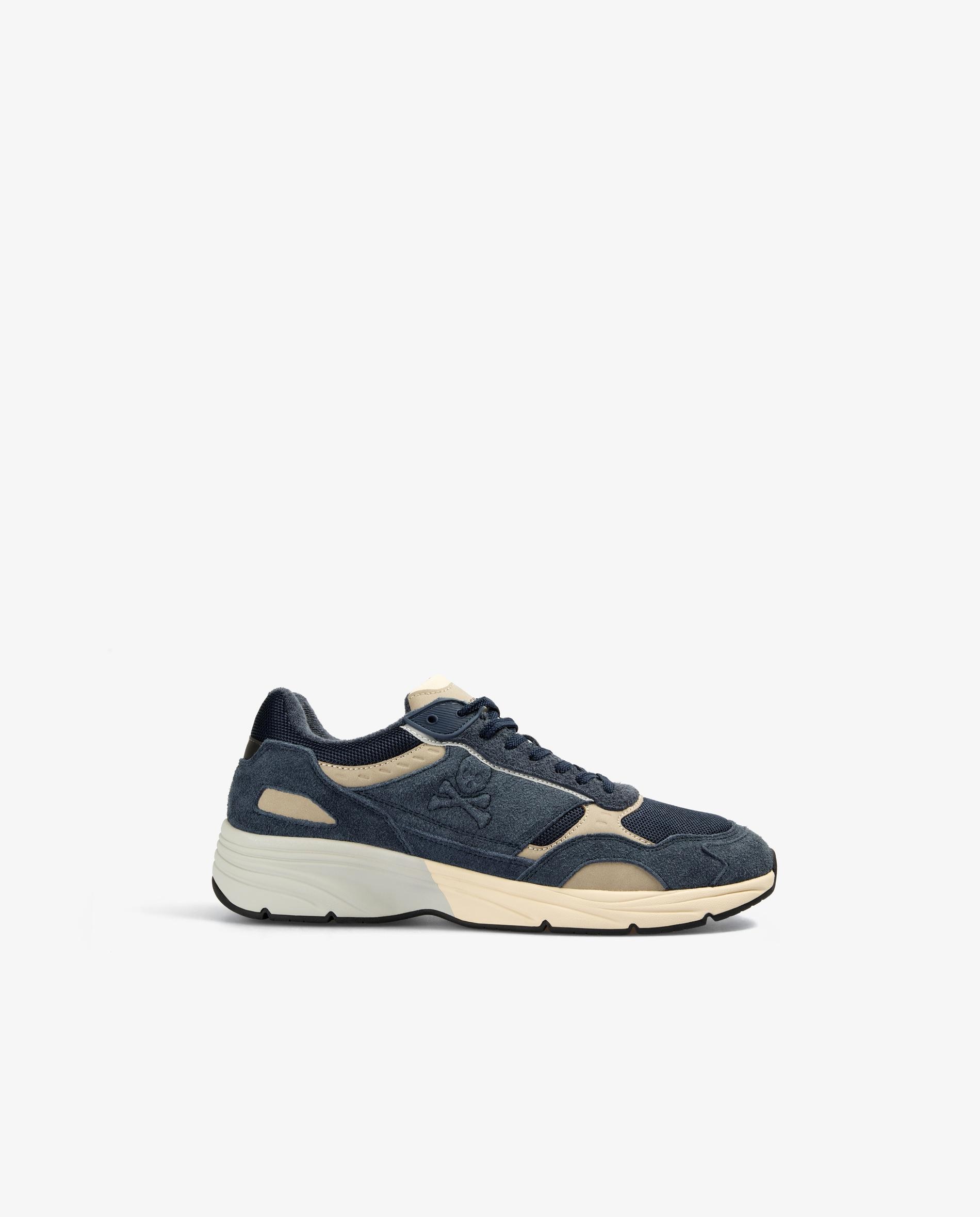 Scalpers Zapatillas retro de hombre combinadas con cordones