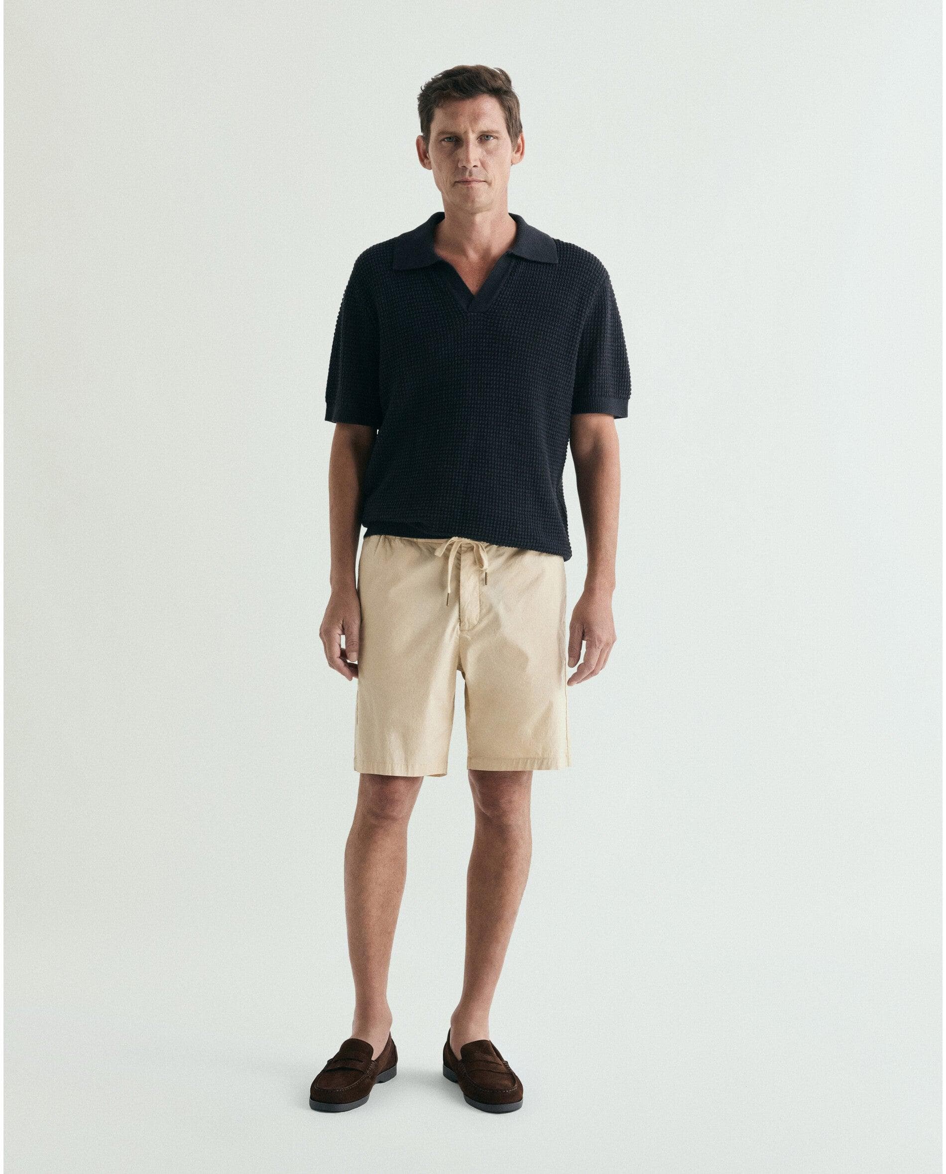 Bermudas de hombre regular fit con cintura elástica