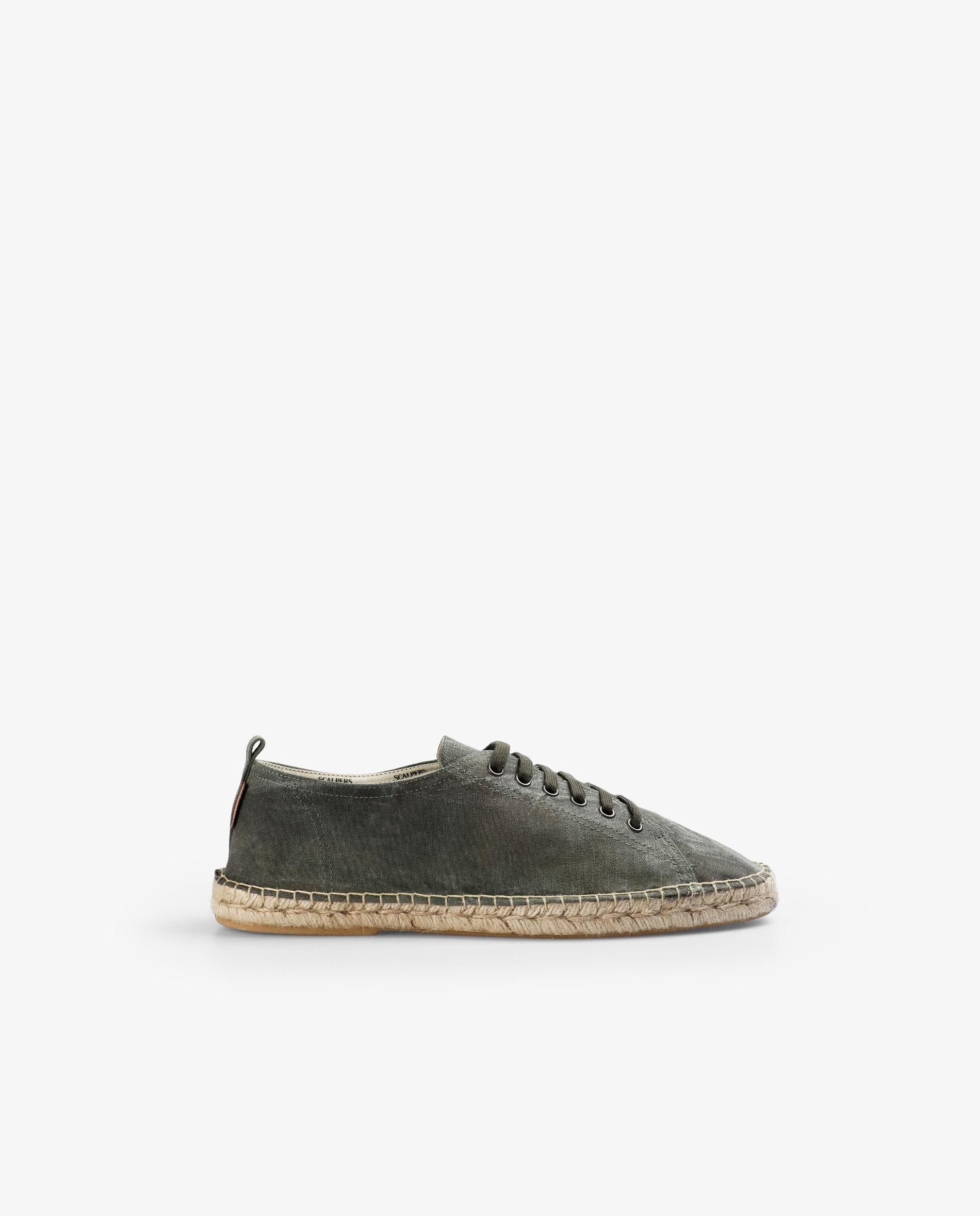 Zapatillas retro de hombre estilo alpargata con suela de yute